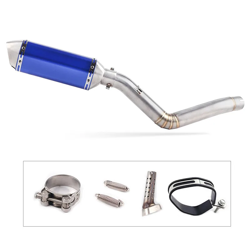 TRK502 мотоциклетная глушитель труба Akrapovic гоночная полная выхлопная система средняя Соединительная труба без шнуровки для Бенелли TRK 502 дБ-убийца