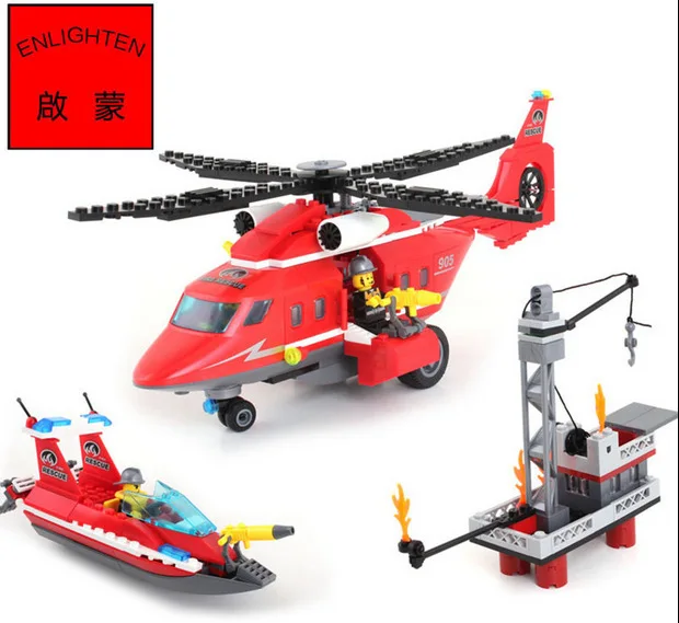 Модель Строительство комплекты Совместимость с lego city противопожарной защиты