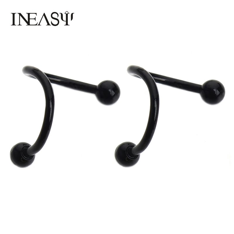 2 шт. серьги-гвоздики из нержавеющей стали для пирсинга носа | Украшения и