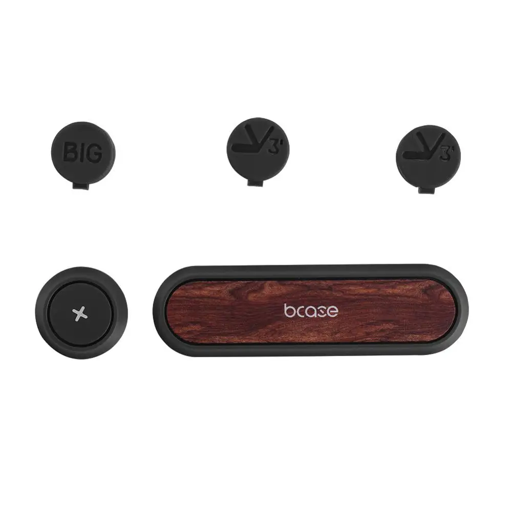 Black walnut Bcase магнит вишневого дерева устройство для сматывания кабеля провод Органайзер держатель для наушников шнур для i-Phone samsung usb зарядная линия настольные Держатели - Цвет: Black walnut