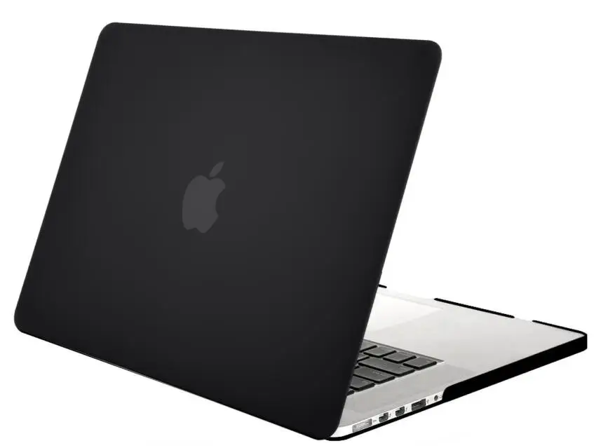 Mosiso Mac Pro Air 13 матовая Защитная крышка чехол для Macbook Pro 13 15 retina A1502 A1425 A1398 год - Цвет: Black Case