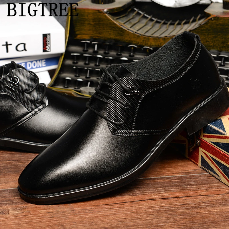 Мужские модельные туфли кожаная деловая обувь мужские оксфорды черные zapatos de hombre