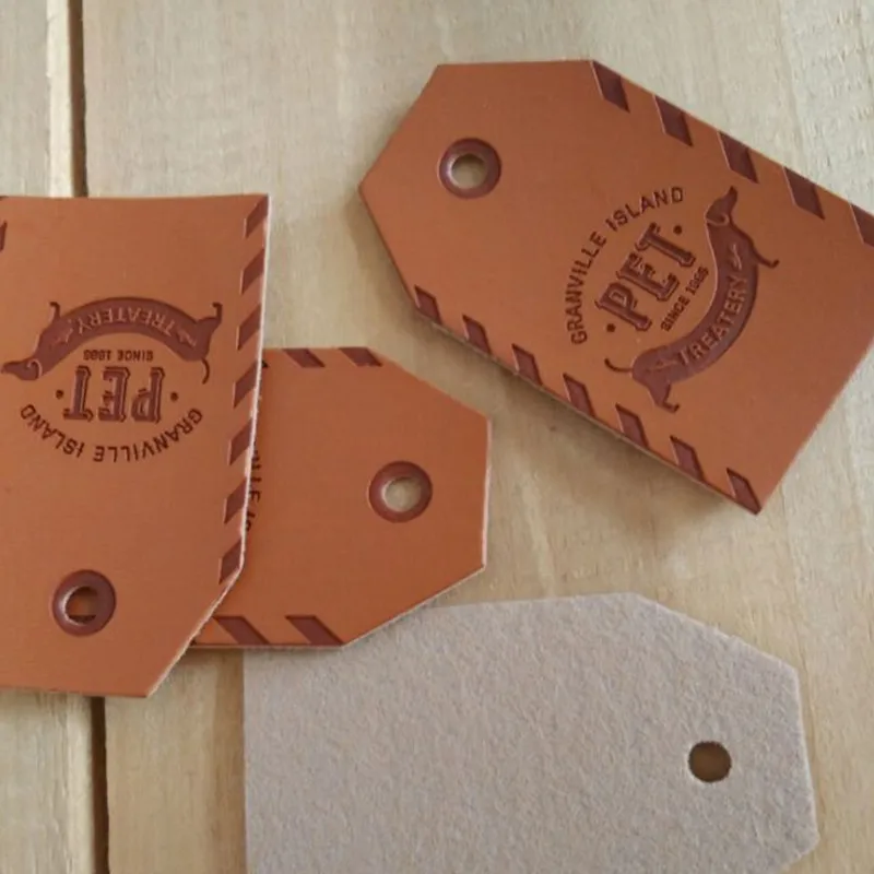 1000 шт. этикетки из искусственной кожи 6 х4 см|clothing tags|clothing name tagleather tag |