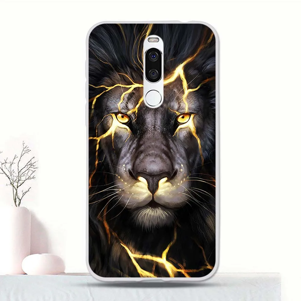 Силиконовый чехол с принтом для Meizu X8, задняя защитная крышка из ТПУ для Meizu X8, чехол-бампер для Meizu X 8, чехол-накладка