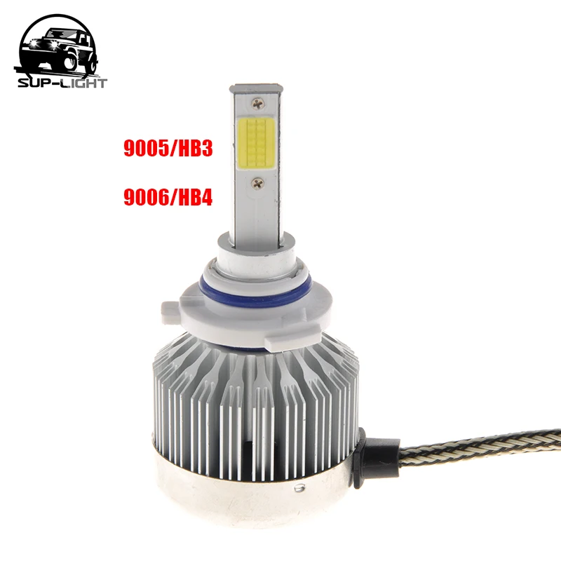 4 шт./лот H4 H3 9005/6 9004/7 H7 H8 H9 H11 Светодиодная лампа для фар 30 Вт X4 6000K 3000k Автомобильная