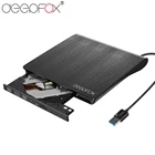 Внешний привод Deepfox, USB 3,0 DVD-RWCD-RW рекордер, оптический привод, Запись CD DVD ROM для планшетов, ПК