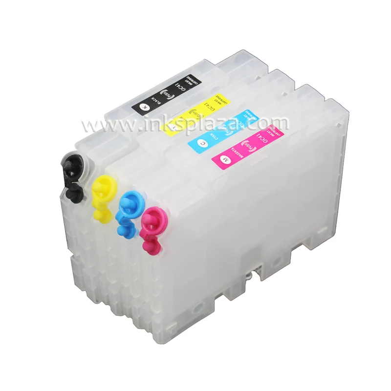 

1set GC41 Refillable Ink Cartridge Compatible for Ricoh SG 3100 2100 2010L 7100 Printer with ARC chip GC 41