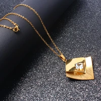xuanhua stainless steel necklaces pendants chain necklace women jewelry stone collares chocker fashion pendant necklace