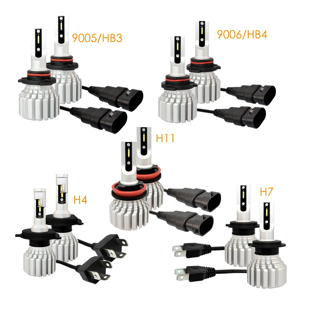 Oslamp светодиодные лампы для передних фар H7 H11 9005 9006 с переключением между дальним и