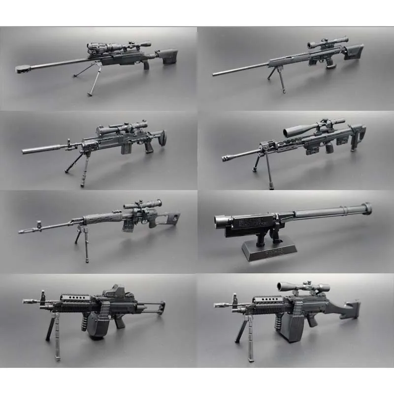 8 шт./компл. 1:6 строительные блоки TAC 50 & PSG 1 MK14 и FIM 43 игрушки оружие Обучающие