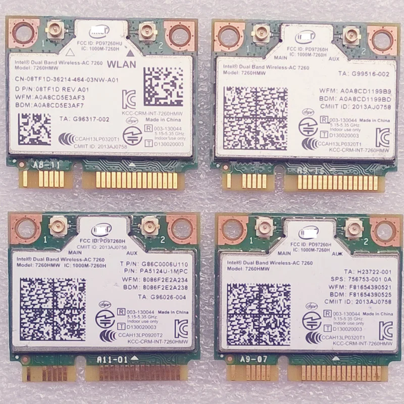 Оригинальный двухдиапазонный беспроводной AC 7260 7260HMW 802 11 ac 2x2 WiFi + Bluetooth 4 0
