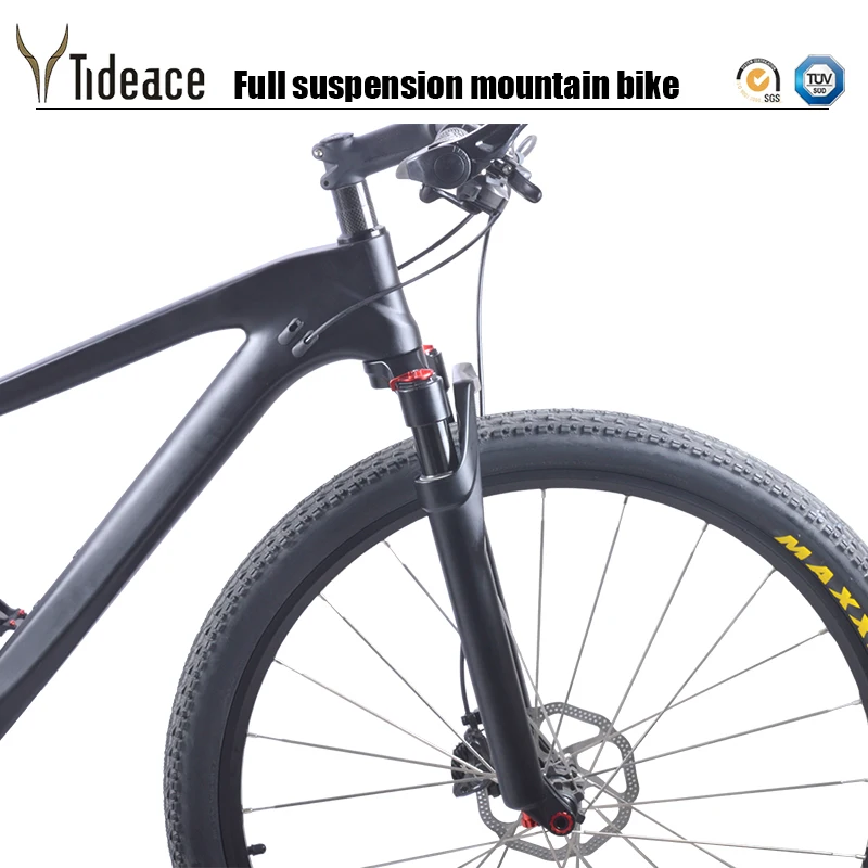 Tideace карбоновая MTB подвеска горный велосипед 29er 10s или 11s скорость 2" полная подвеска велосипед XT M8000 29er горный велосипед