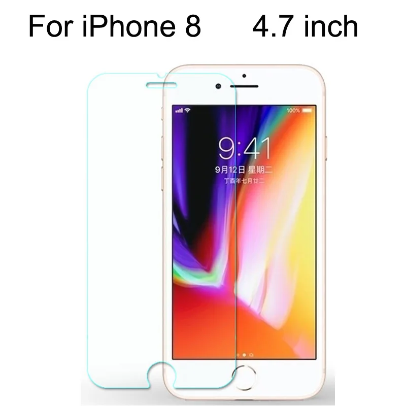 For iPhone 8 10 шт. закаленное стекло для iPhone XR XS MAX 4 4S 5 5S SE 5c Защитная пленка для экрана для iPhone 6 6s 7 8 Plus X защита стекла - Цвет: For iPhone 8