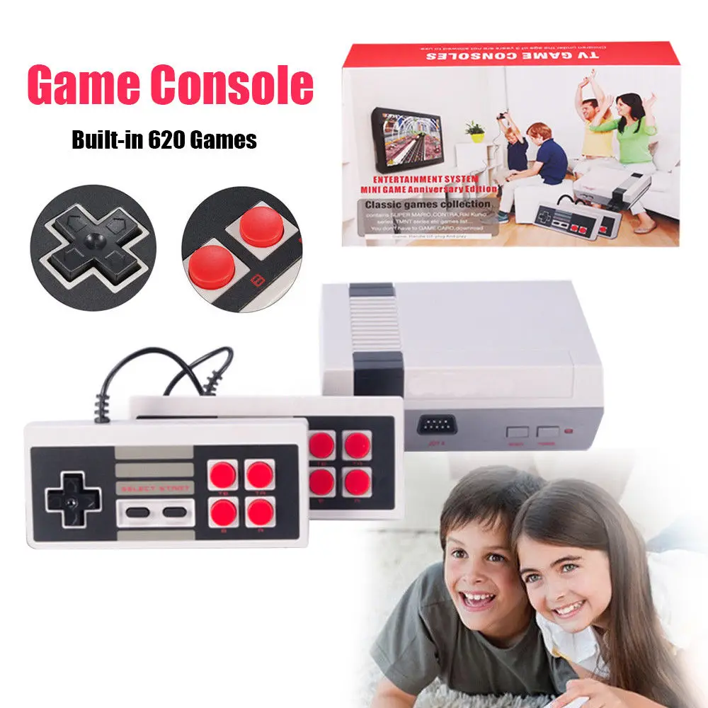 Игровая приставка со встроенными 500/620/ 621 играми sfc Classic 8 бит портативные игровые