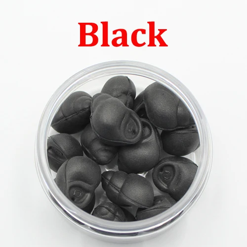 15 шт., приманка для ловли карпа, Boilie, форма улитки, Pop Up Boilies, No Scence, поддельная пена, кукурузная приманка, Эва, приманка, Способ подачи, рыбалка - Цвет: Black