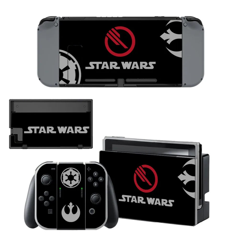 Виниловая наклейка Star Wars для Nintendo Switch консоль NS + контроллер подставка держатель