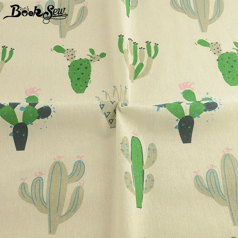 Booksew Telas Por Metro хлопковая льняная ткань Анкара бежевая Лоскутная шитая штора Tecido