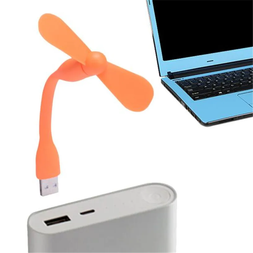 Портативный Гибкий мини вентилятор охлаждения USB Adroit для ноутбука 2017 Прямая