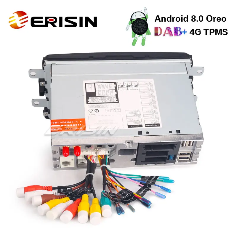 Erisin ES7829D 8 &quotAndroid 0 Автомобильная стерео система 4G TPMS DAB + OBD FM BT gps Navi для Renault Dacia Sandero