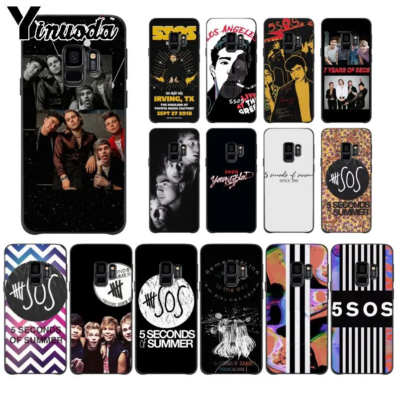 Yinuoda 5Sos band Young кровь 5 секунд лета TPU мягкий чехол для телефона GALAXY s5 s6 edge plus s7 s8 s9