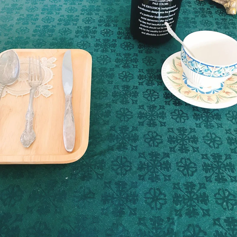 Баою европейский стиль пасторальный териленовый жаккардовый скатерть чайный стол скатерть пикник диванная обложка на.