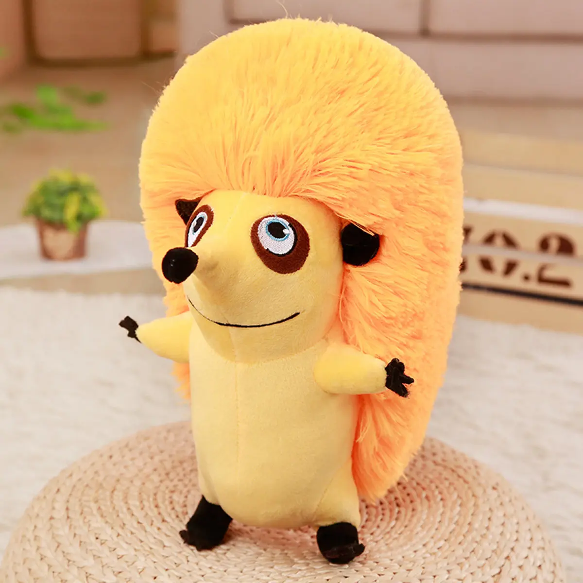 Фото 1PCS 32cm/40cm/48cm Cute Soft Funny Hedgehog Animal Doll Stuffed Plush Toy Child Kids Home Wedding Party Toys for Children gift Игрушки и 1PCS 32cm/40cm/48cm Cute Soft Funny Hedgehog Animal Doll Stuffed Plush Toy Child Kids Home Wedding Party Toys for Children gift Игрушки и