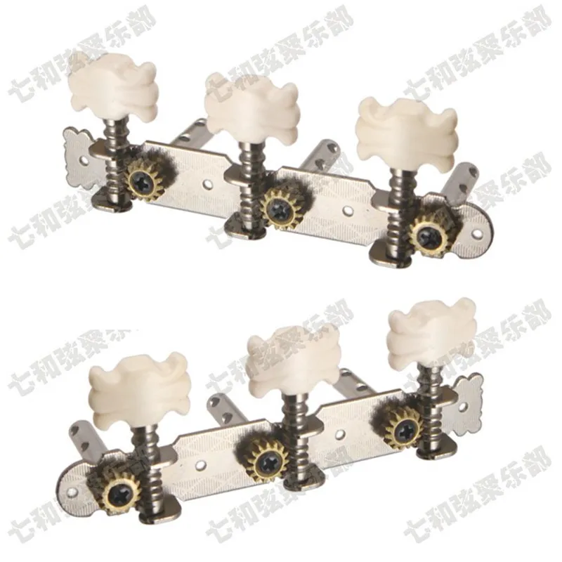 Набор из 2 шт. хромированных акустических фольклорных классических колышек для