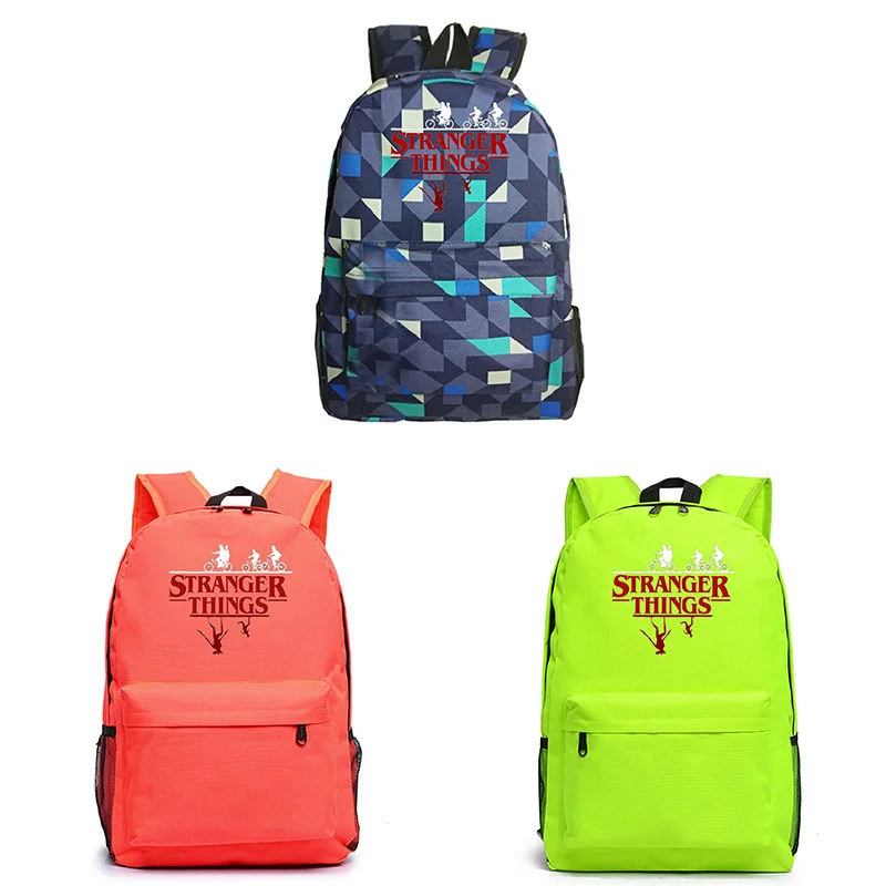 Рюкзак с аниме для детей Sac Femme Mochila Stranger Things 13zl plecak Back To School Bags девочек подростков