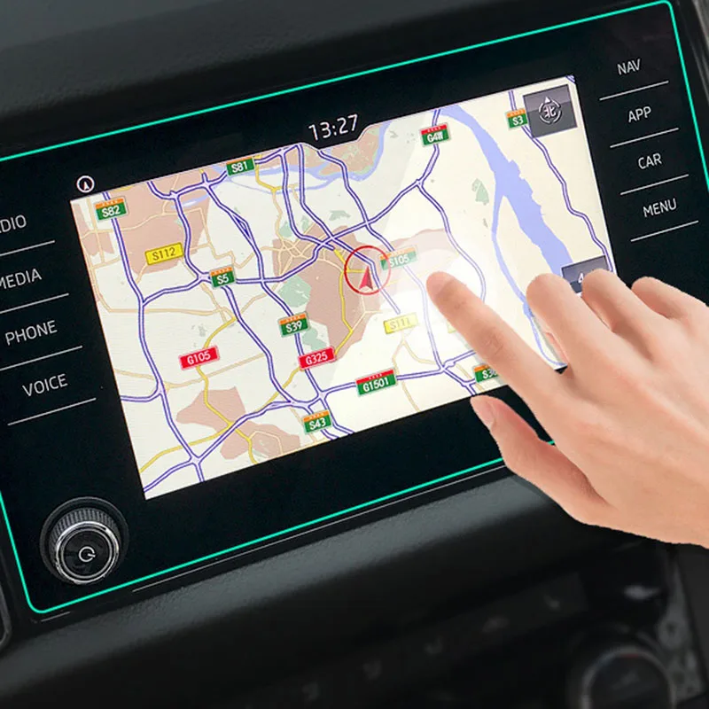 8 дюймовый экран Защитная пленка для автомобиля Gps навигация Закаленное стекло