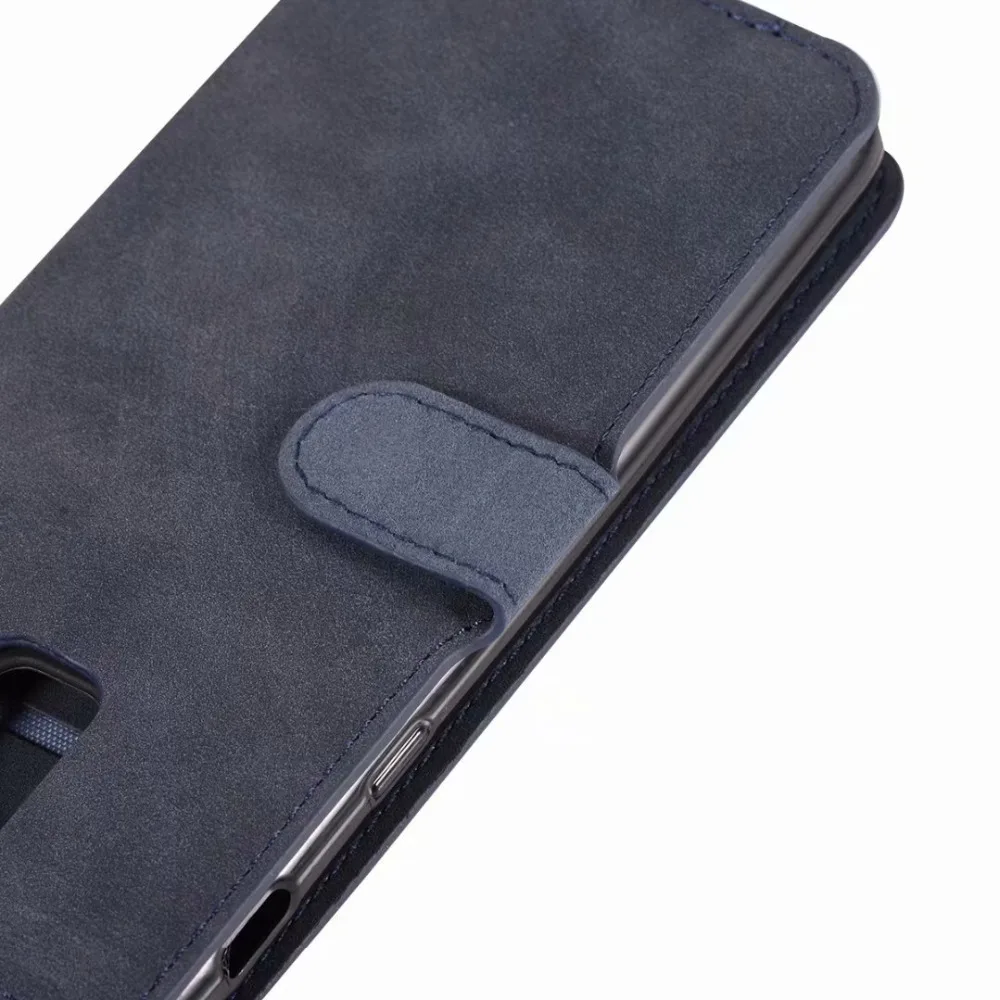 For Samsung Galaxy A6 2018 Case Luxury Vintage Nubuck Leather Flip Cove a6 Cases Coque Fundas | Мобильные телефоны и