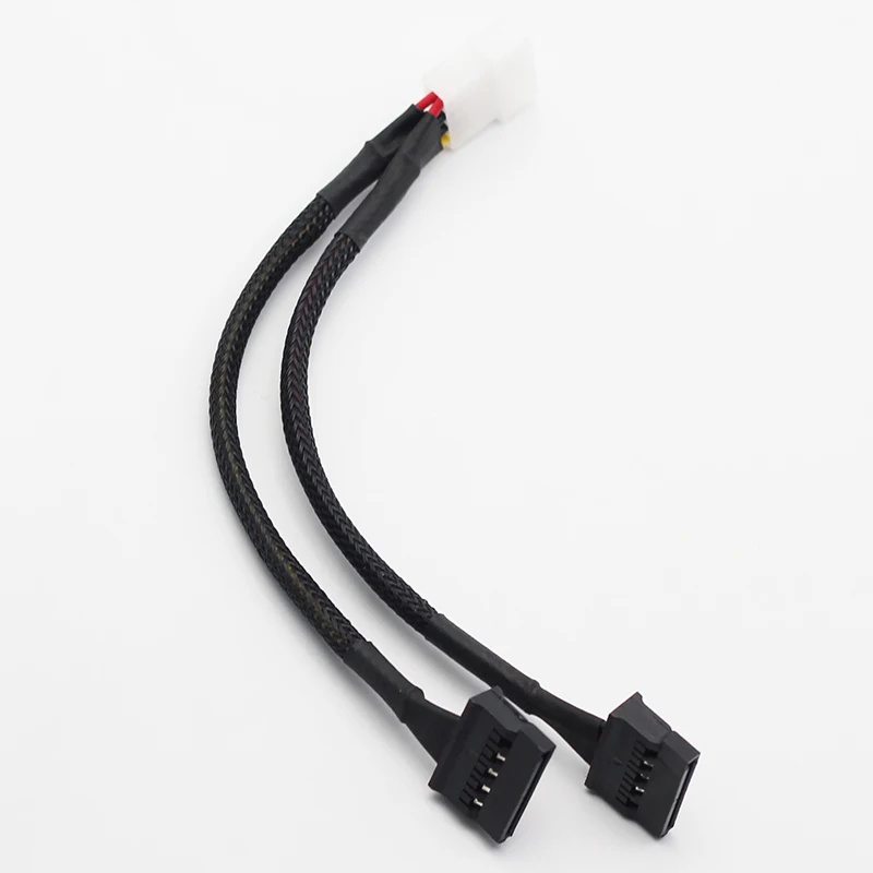 Del Molex большой 4Pin к SATA линия передачи питания IDE D порт одна точка две линии