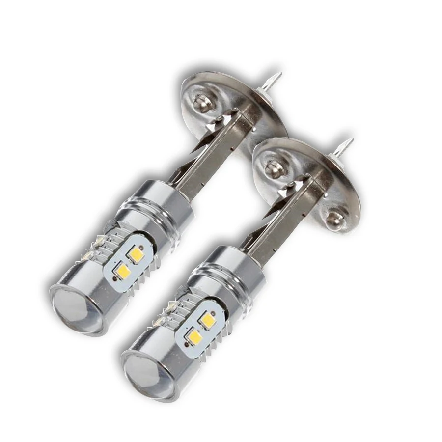 2 шт. H1 противотуманные фары/Дальний свет синий 8000K HID цвет 12V 50W 10 SMD LED|Передние