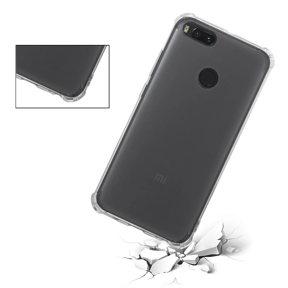 Мягкий чехол для Xiaomi Mi A1 MiA1 ультратонкий прозрачный силиконовый 5X X5 Mi5x телефона |