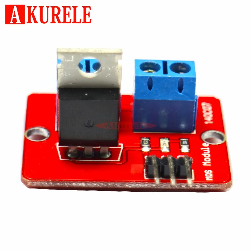 100 шт. IRF520 MOS FET модуль драйвера для arduino Новый драйвера|buttons buttons|button topbutton module |