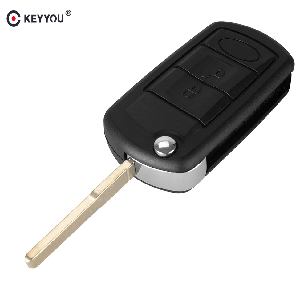KEYYOU 10x для Land Rover Range Rover Sport LR3 Discovery 3 Чехол брелока Дистанционного Управления 3 кнопки откидной складной