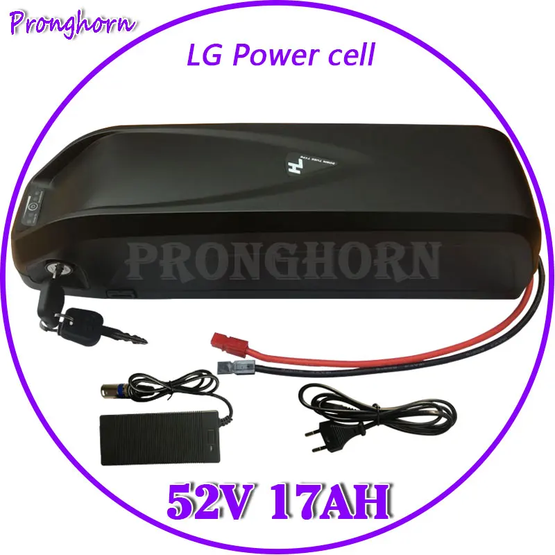 Комплект аккумуляторных батарей Hailong для электровелосипеда LG 52 в 16 А · ч 17