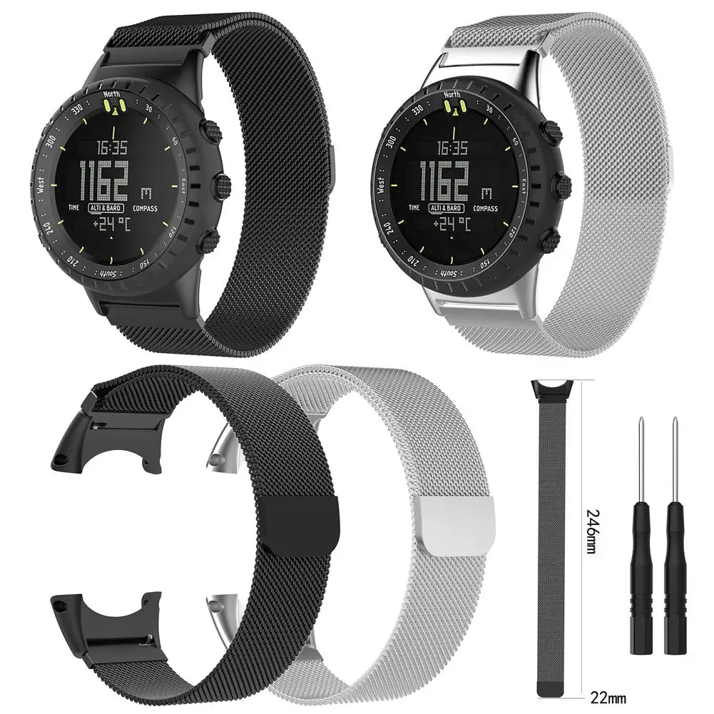 Новые брендовые магнитные наручные часы Milanese Loop ремешок для часов SUUNTO CORE все