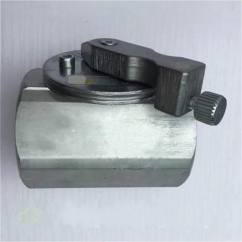 Демпферная заслонка для печи дн32 DN40 DN50 Женская резьба с циферблатом регулятор