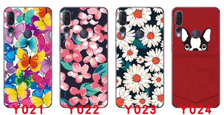 Мягкий ТПУ чехол для телефона, чехол для lenovo Z5S Цветной корпус для телефона с принтом, дизайн, окрашенный мягкий чехол