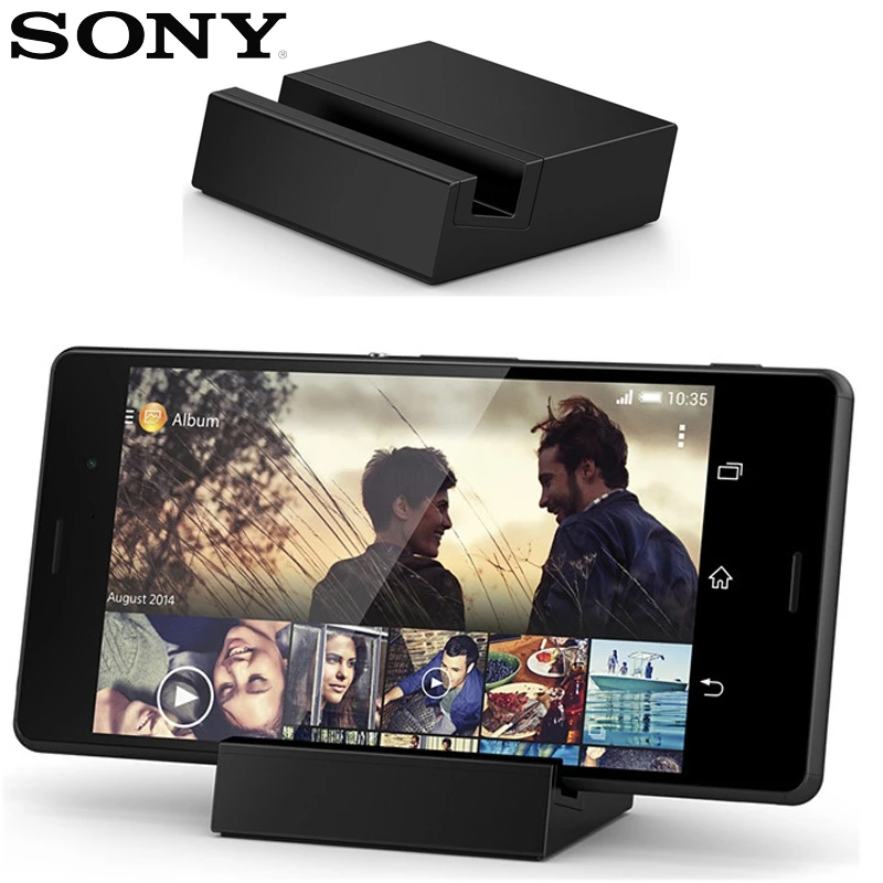 

Original Sony Desktop Charging Dock Stand Charger DK48 For SONY Xperia Z3 MINI Compact M55W L55T L55U D6653 Xperia Z3 Dual