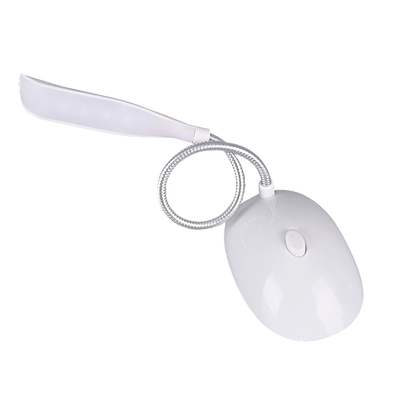 LED Desk Lamp Flexible Foldable Eye Protection Table AAA Battery Powered Reading Book Lights 2pcs | Лампы и освещение