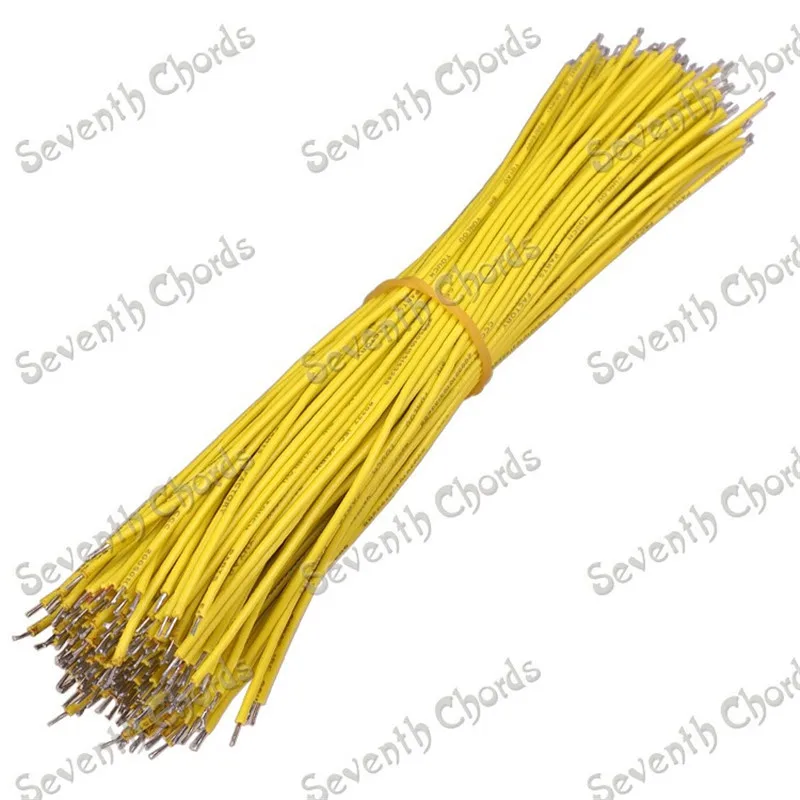 100 шт. 19 см 22AWG медный пикап Hookup провод свинцовый кабель для электрогитары бас 5