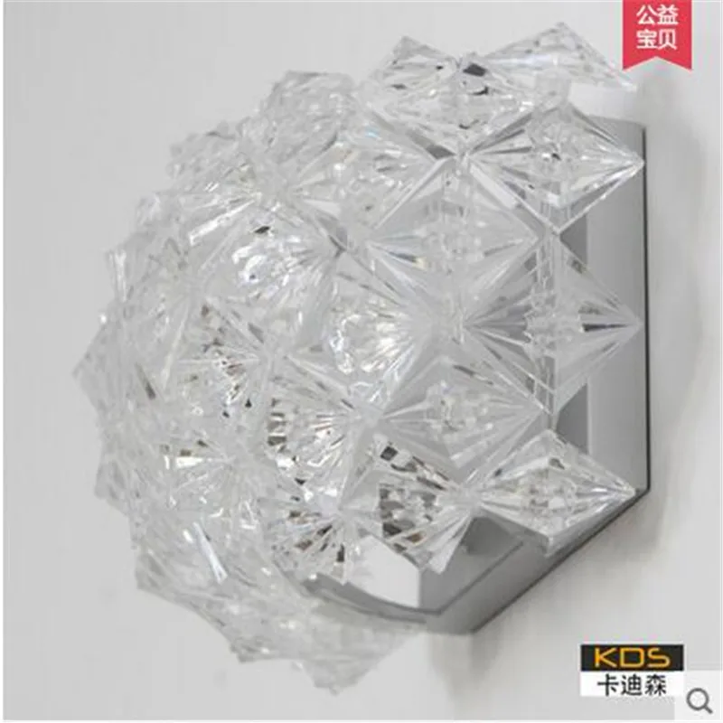 

Italy Design Modern Fashion Creative Clear Acryl Led G9 Wall Lamp for Living Room Bedroom Aisle AC 80-265V 1377