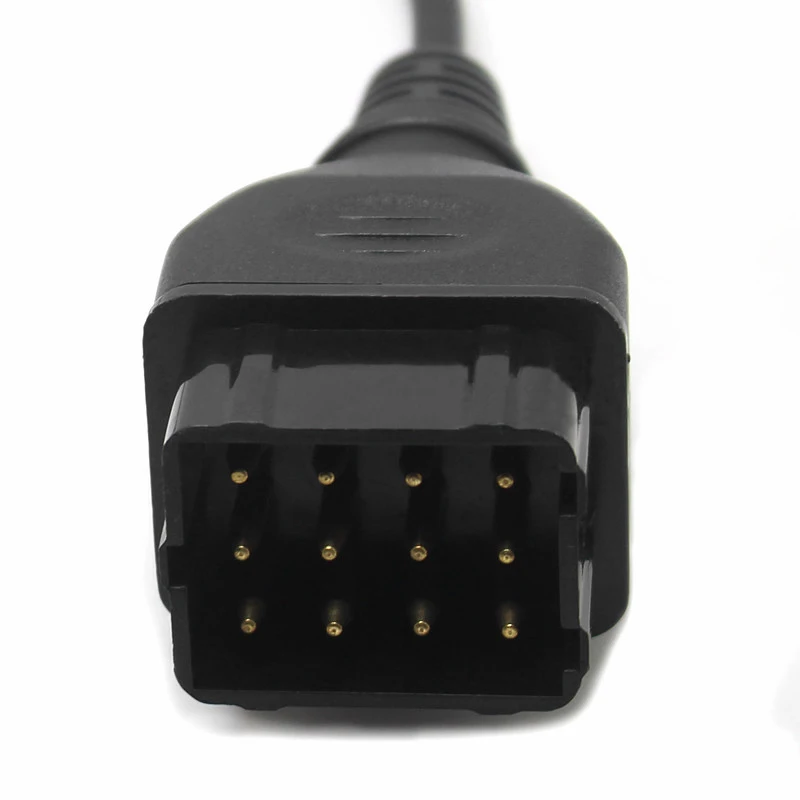 Автомобильный диагностический адаптер OBD/OBD2 12 контактов|Кабели и коннекторы для