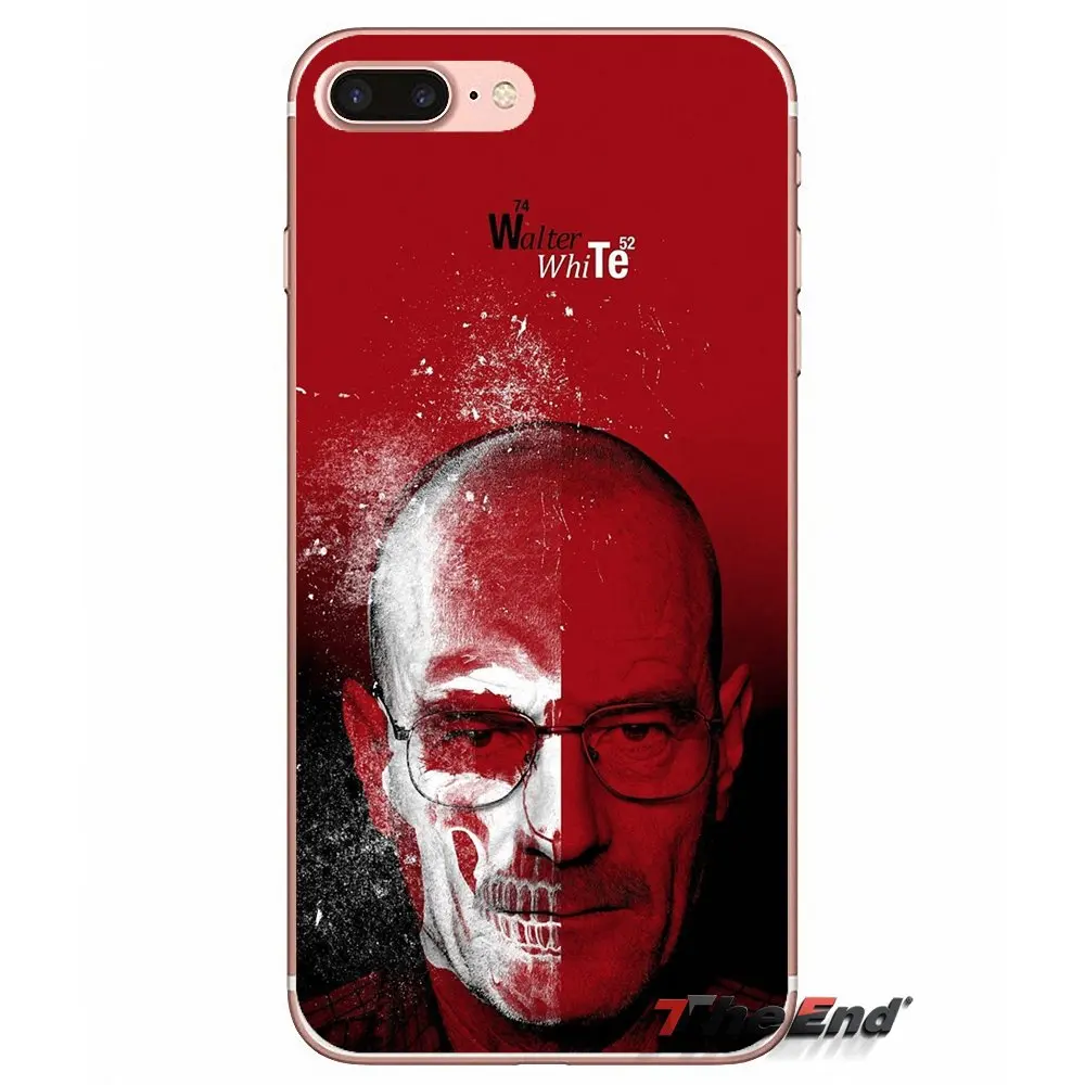 Для Apple iPhone X 4 4S 5 5S SE 5C 6 6s 7 8 плюс прозрачный мягкий чехол покрывает Breaking Bad Уолтер