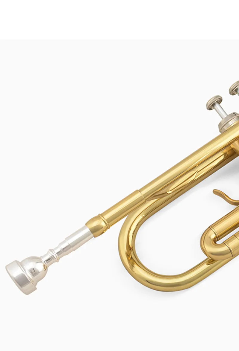 Идеальная труба JY-E100G капля B Мелодия золотое покрытие Труба латунный духовой