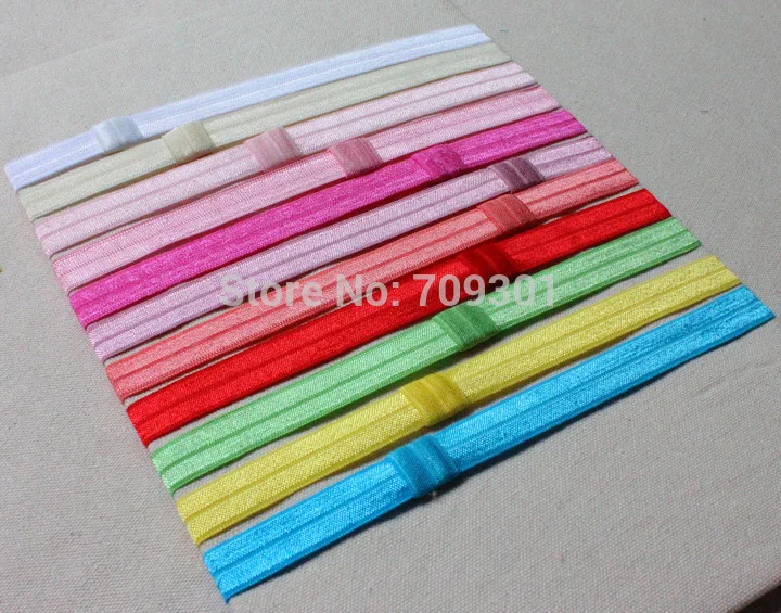 Эластичные ободки для волос 200 шт./лот 20 цветов (смешанные цвета)|foe headbands|elastic