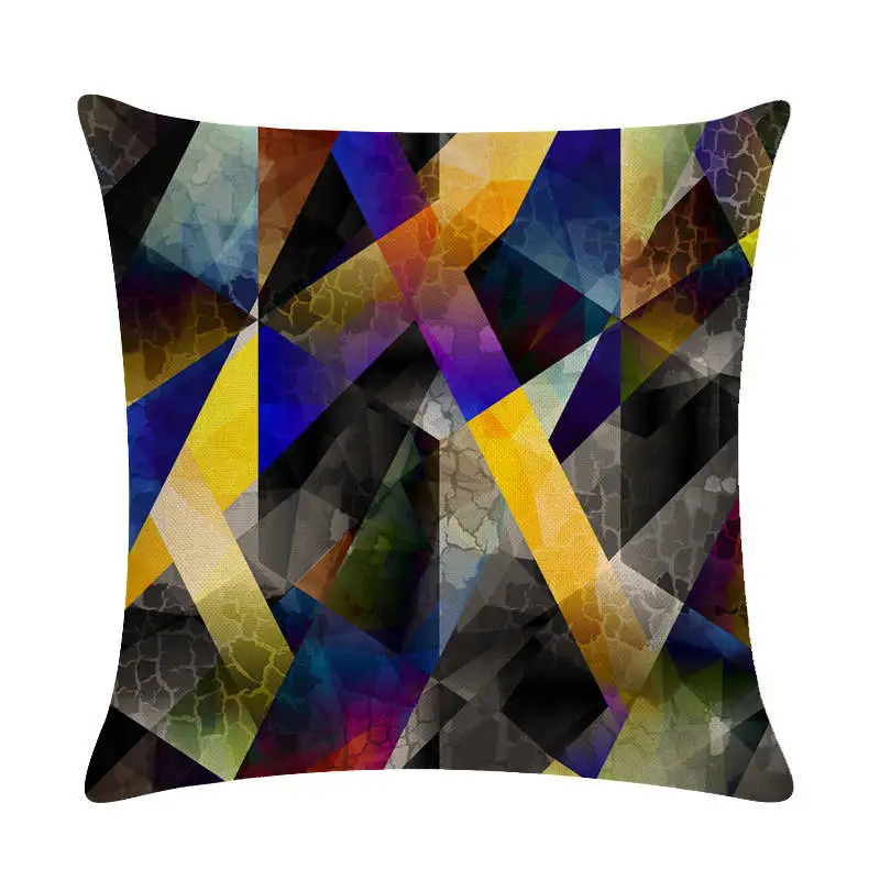 Геометрическая Подушка текстиль холм золото Деро подушки Чехлы 45 см x квадратный