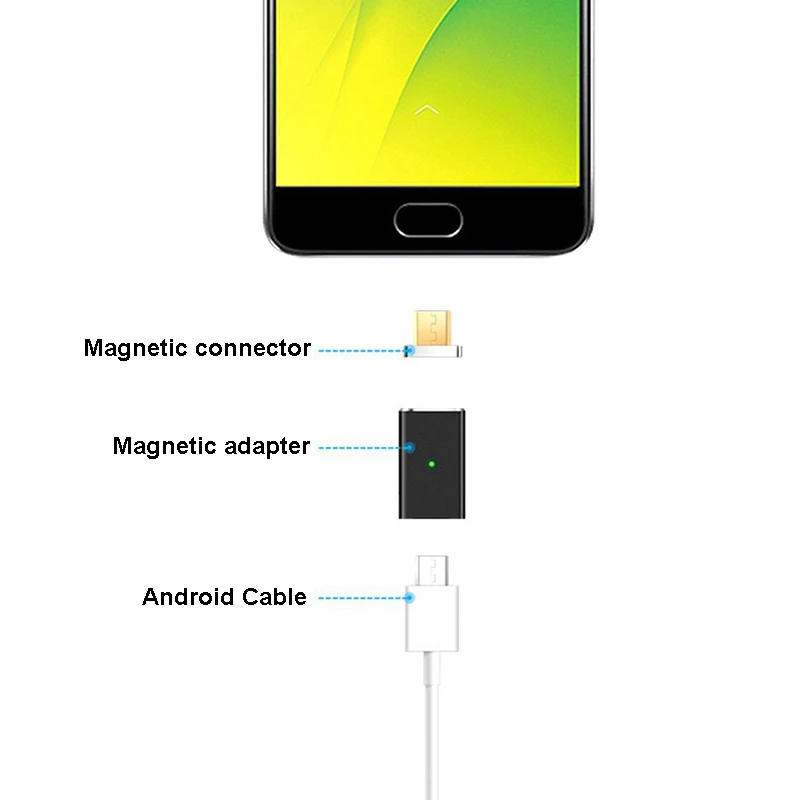 Магнитный адаптер EYON для SAMSUNG XIAOMI HUAWEI ASUS Lenovo Android|usb convertor|convertormicro usb c adapter |
