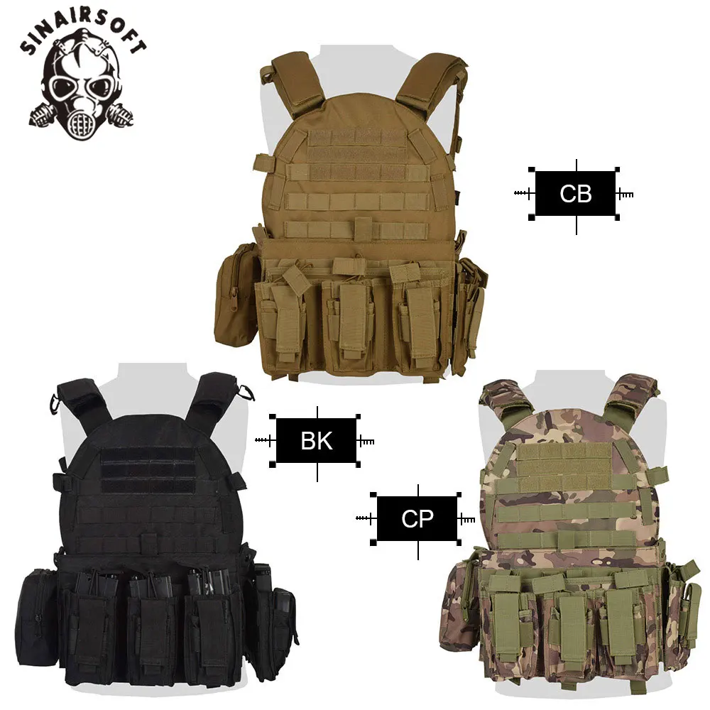 Тактический жилет SINAIRSOFT для страйкбола охоты на открытом воздухе штурма CS